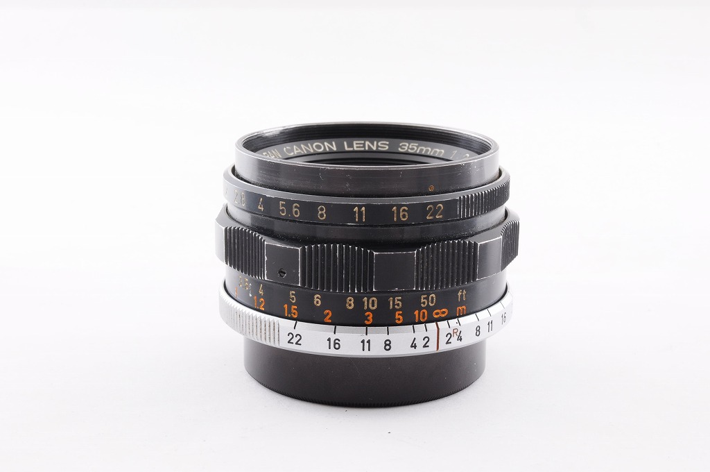 Canon Lens 35mm f/2 Wide Angle MF Lens L39 LTM Leica Screw Mount
